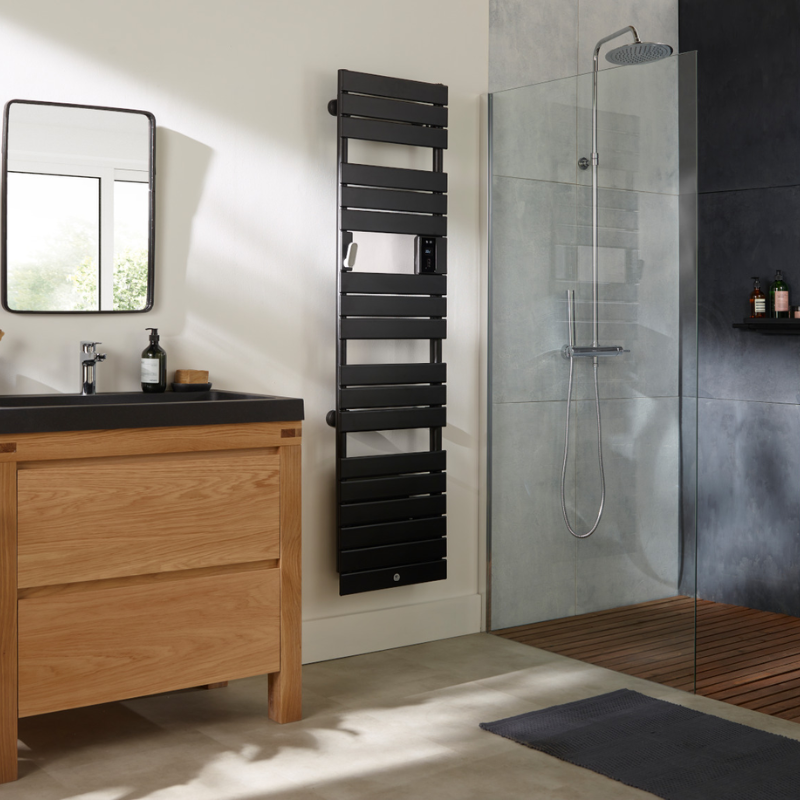 Sèche-serviettes électrique RIVIERA 2 ÉTROIT Sèche-serviettes avec soufflerie 1500W - THERMOR
