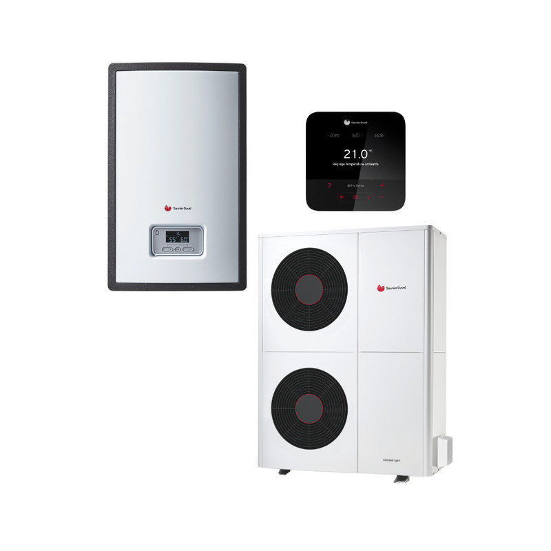 PAC A/E - Ensemble UI/UE GENIA AIR 10 kW Ensemble PAC A/E chauffage seul + régulation MiPro Sense radio - SAUNIER DUVAL