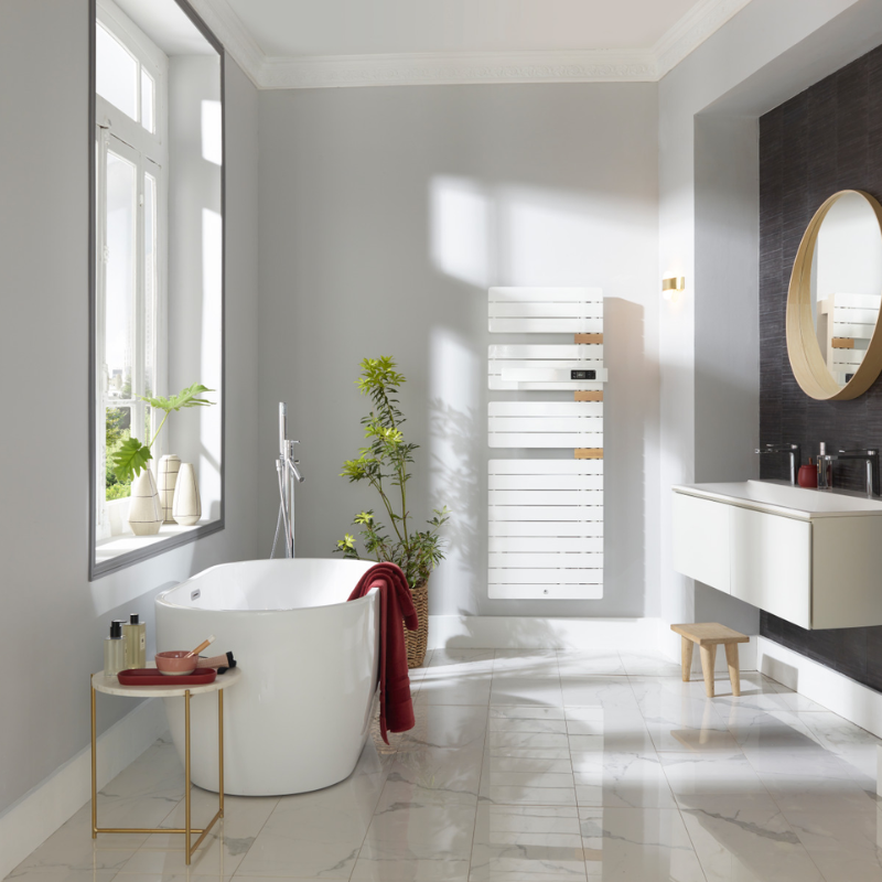 Sèche-serviettes électrique ALLURE 3 Sèche-serviettes 750W - mat à droite chêne - THERMOR