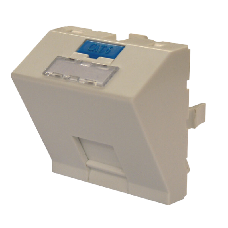 Accessoires pour baies Plastron incliné 1 entrée Keystone 45x45 - SOCAMONT Accessoires pour baies Plastron incliné 1 entrée Keystone 45x45 - SOCAMONT