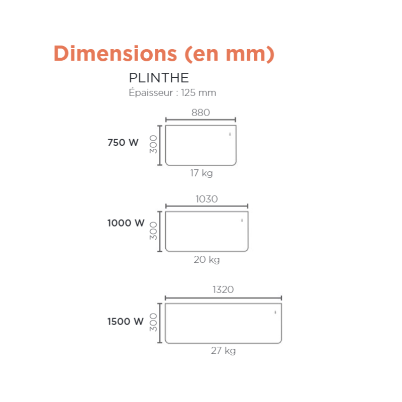 Radiateurs EQUATEUR 4 Radiateur chaleur douce connecté plinthe - THERMOR