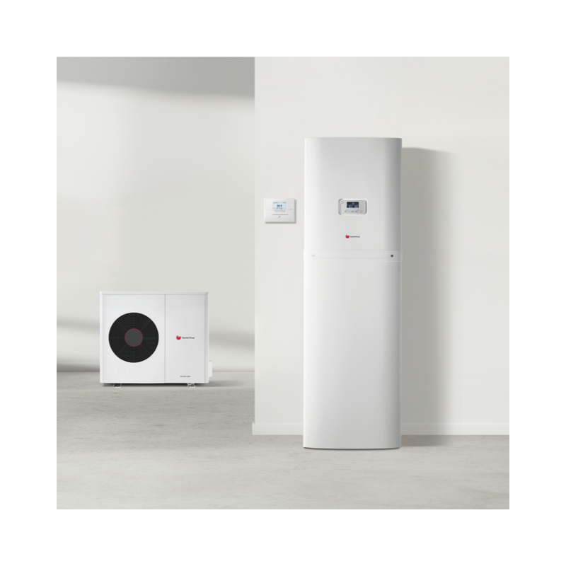PAC A/E - Unités intérieures GENIA AIR 7 kW Ensemble PAC A/E chauffage et ECS 190L + régulation MiPro Sense radio - SAUNIER D...