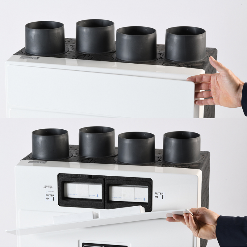 VMC double flux NETI - VMC double flux haut rendement 300 m3/h - AXELAIR