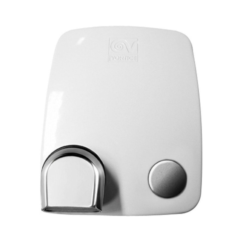 Equipement hôtelier et hospitalier METAL DRY - Sèche-mains bouton poussoir en métal blanc - VORTICE